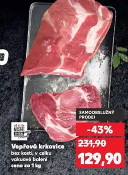 Kaufland Vepřová krkovice nabídka