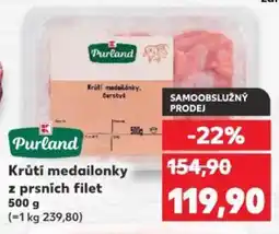 Kaufland Krůtí medailónky. z prsních filet nabídka
