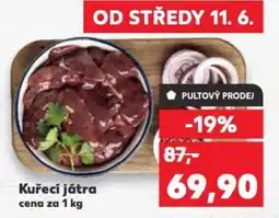 Kaufland Kuřecí játra nabídka