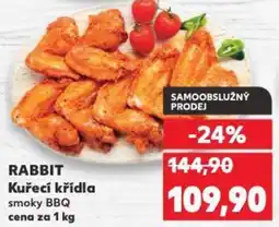 Kaufland Rabbit Kuřecí křídla nabídka