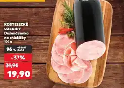 Kaufland Kostelecké Uzeniny Dušená šunka na chlebíčky nabídka