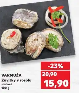 Kaufland Varmuža Závitky v rosolu nabídka