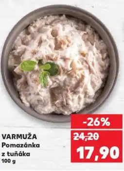 Kaufland Varmuža Pomazánka z tuňáka nabídka
