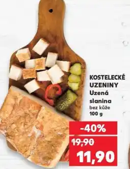 Kaufland Kostelecké Uzeniny Uzená slanina nabídka