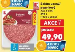 Kaufland Salám uzený/ paprikový nabídka