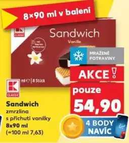 Kaufland Sandwich nabídka