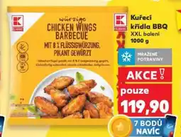Kaufland Kuřecí křídla BBQ nabídka