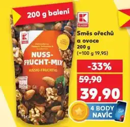 Kaufland Směs ořechů a ovoce nabídka