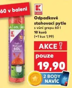 Kaufland Odpadkové stahovací pytle nabídka