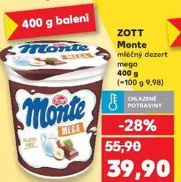 Kaufland ZOTT Monte nabídka