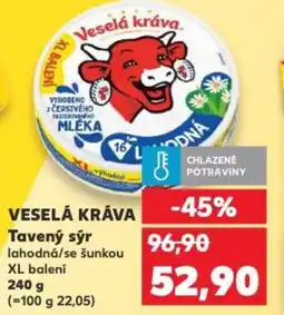 Kaufland VESELÁ KRÁVA Tavený sýr nabídka