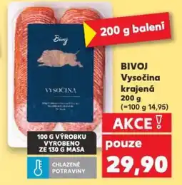 Kaufland BIVOJ Vysočina krajená nabídka