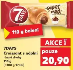 Kaufland 7DAYS Croissant s náplní nabídka