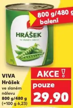 Kaufland VIVA Hrášek nabídka