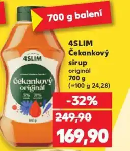 Kaufland 4SLIM Čekankový sirup nabídka