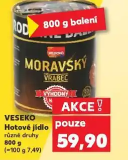 Kaufland VESEKO Hotové jídlo nabídka