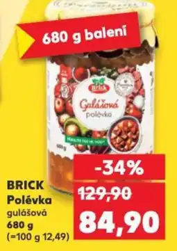 Kaufland BRICK Polévka nabídka