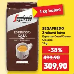 Kaufland SEGAFREDO Zrnková káva nabídka