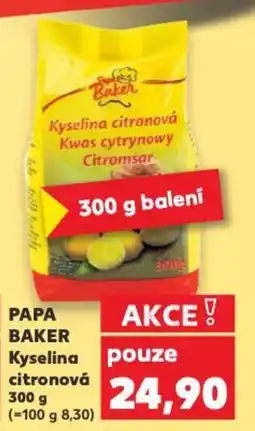 Kaufland PAPA BAKER Kyselina citronová nabídka
