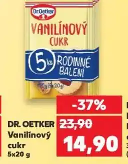 Kaufland DR. OETKER Vanilínový cukr nabídka