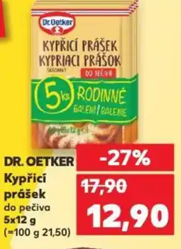 Kaufland DR. OETKER Kypřicí prášek nabídka
