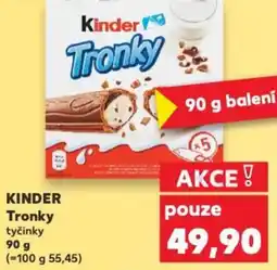 Kaufland KINDER Tronky nabídka