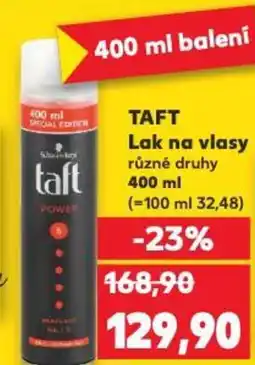 Kaufland TAFT Lak na vlasy nabídka