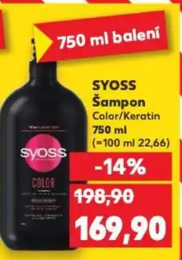 Kaufland SYOSS Šampon nabídka