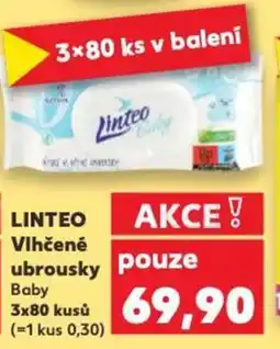 Kaufland LINTEO Vlhčené ubrousky nabídka
