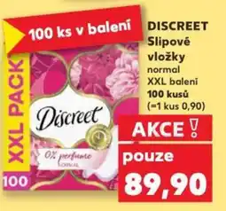Kaufland DISCREET Slipové vložky nabídka