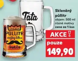 Kaufland Skleněný půllitr nabídka