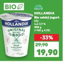 Kaufland HOLLANDIA Bio selský jogurt nabídka