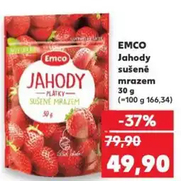 Kaufland EMCO Jahody sušené mrazem nabídka