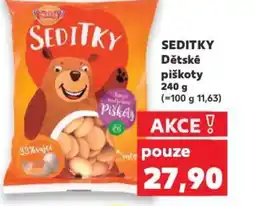 Kaufland SEDITKY Dětské piškoty nabídka