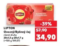 Kaufland LIPTON Ovocný/Bylinný čaj nabídka