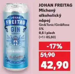 Kaufland JOHAN FREITAG Míchaný alkoholický nápoj nabídka