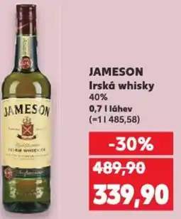 Kaufland JAMESON Irská whisky 40% nabídka