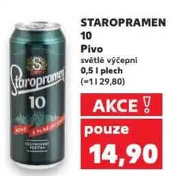Kaufland STAROPRAMEN 10 Pivo nabídka