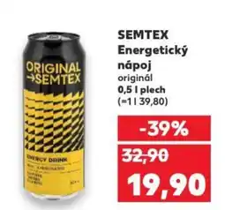 Kaufland SEMTEX Energetický nápoj originál nabídka