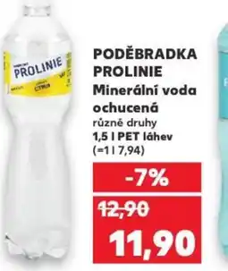 Kaufland PODĚBRADKA PROLINIE Minerální voda ochucená nabídka