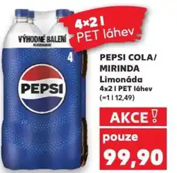 Kaufland PEPSI COLA/ MIRINDA Limonáda nabídka