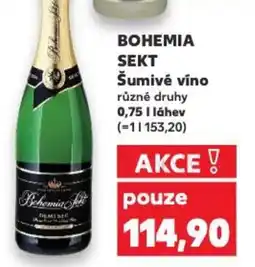 Kaufland BOHEMIA SEKT Šumivé víno nabídka