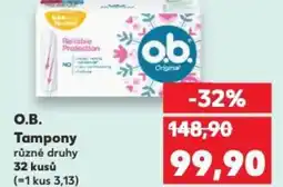 Kaufland O.B. Tampony nabídka