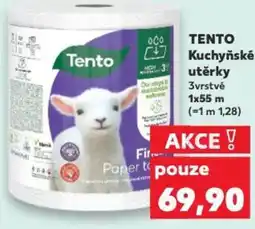 Kaufland TENTO Kuchyňské utěrky 3vrstvé nabídka