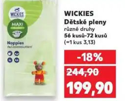 Kaufland WICKIES Dětské pleny nabídka