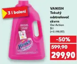 Kaufland VANISH Tekutý odstraňovač skvrn nabídka