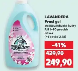 Kaufland LAVANDERA Prací gel nabídka