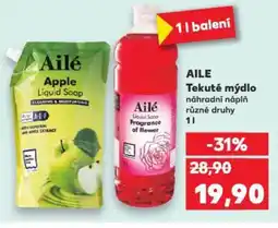 Kaufland AILE Tekuté mýdlo náhradní náplň nabídka