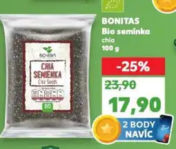 Kaufland BONITAS Bio semínka chia nabídka