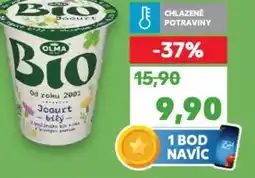 Kaufland OLMA Bio jogurt bilý nabídka